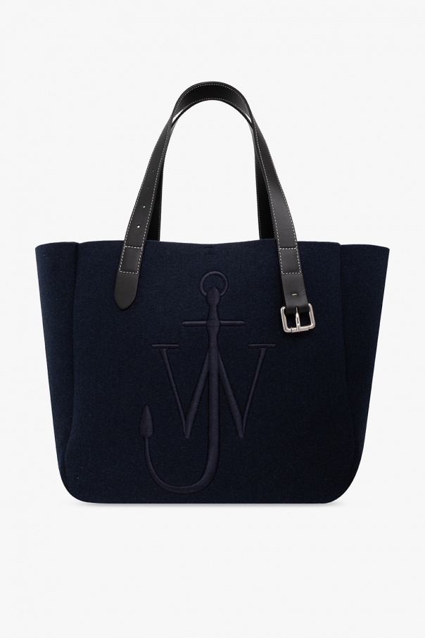★J W ANDERSON★ Mini Belt Tote Bag Black AC0380FA0391999 AC J.W.Anderson Black mini Belt coated-denim tote bag for Women